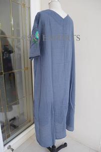 <b>Boho</b> Cotton Floral V-neck Eco-Friendly Maxi <b>Dress</b> Hand Embroidered Beach Wedding Lace <b>Summer</b> Resort Swim Cover Hippie Bridesmaid - Product Image 2