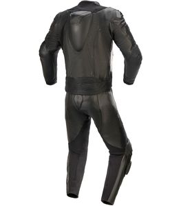 Combinaison de moto noir jais combinaison de moto en cuir combinaison de course moto de course vêtements en cuir conceptions personnalisées - Product Image 2