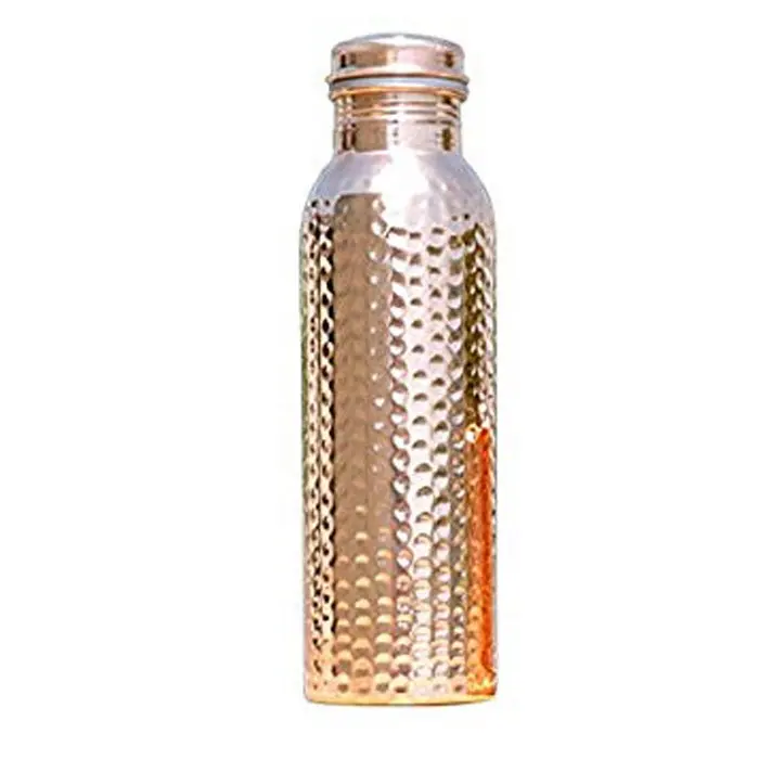 Handcraft Premium Copper miglior produttore di bottiglia d'acqua in rame martellato a prova di perdite e senza giunture più venduta per regalare