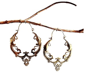 Pendientes de Diseño Geométrico Bohemio con Diamantes para Mujer, Material Principal de Acero Inoxidable y Latón para Bodas, 2021 - Product Image 1