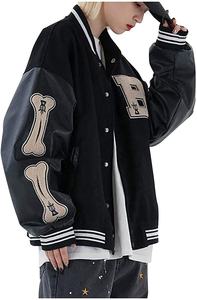 Polyester personnalisé de meilleure qualité Veste super unisexe en satin à la mode Vestes universitaires de baseball personnalisées de haute qualité - Product Image 4