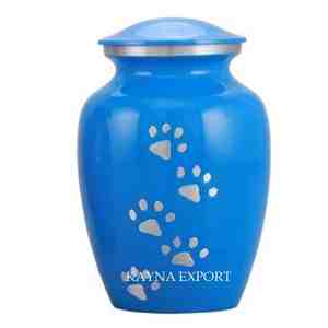 Urna conmemorativa para mascotas de peltre de estilo europeo hecha a mano con escultura hermosa de tamaño personalizado - Product Image 4