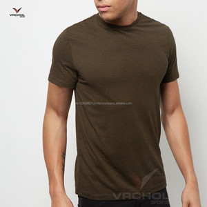 OEM imprimé sur mesure hommes déchiré Gym Sport T-Shirt 100% coton solide motif tricoté tissu brodé techniques promotionnel - Product Image 3