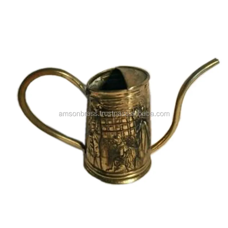 Metal Aluminium Ancient Design Metal Watering Can Golden Antique Can Vintage Black Garden Water Cans with Removable