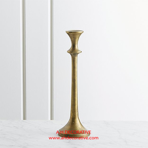 Candelabro con recubrimiento en polvo de Color negro de aluminio y candelero Iglesia Vela hecha a mano Luz Candelabro decorativo - Product Image 4