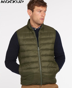 <b>Mens</b> Puffer <b>Gilet</b> Wholesale Cheap Price Breathable Polyester Material Solid Pattern <b>Lightweight</b> Winter Vest - Product Image 6