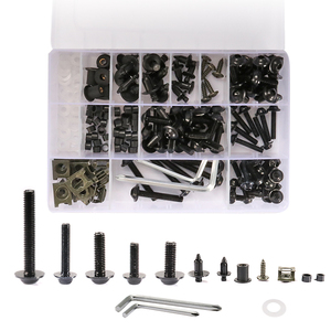 Vis de <span class=keywords><strong>pare</strong></span>-<span class=keywords><strong>brise</strong></span> colorées M5 M6, kit de vis de carénage de moto, vis de <span class=keywords><strong>pare</strong></span>-<span class=keywords><strong>brise</strong></span> pour motos universelles - Product Image 5