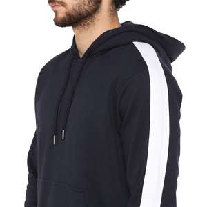 New Design Custom Mens hoodie new style sleeve <b>strips</b> OEM high quality oversized hoodie - Product Image 6