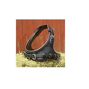 Collar de Cuero para Caballo Francés, Acolchado Suave, para Carruaje, Collar de Cuero Negro para Arnés de Caballo, Collar de Cuero Personalizado para Caballo - Product Image 1