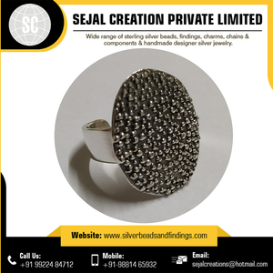 Anillos Finos de Plata de Ley 925 de la India con Incrustaciones de Patrones Tribales para Bodas y Aniversarios - Product Image 5