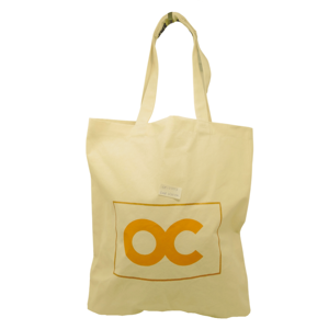 Sac de plage mini en jute écoresponsable et recyclable, personnalisé, blanc et bleu ciel rayé, en toile sérigraphiée, sac de courses en soie personnalisé - Product Image 5