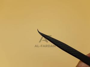 Pinzas profesionales para extensiones de pestañas de Color negro mate, agarre de diamante, pinzas para pestañas puntiagudas y de volumen de acero inoxidable sólido - Product Image 3