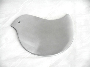 Flower Design Metal <b>Coaster</b> With <b>Silver</b> Finished Perfect for Stylish Tabletop Accessories - Product Image 5