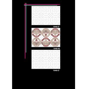 Azulejo de cerámica digital 3D con diseño floral 30x45cm - Product Image 1