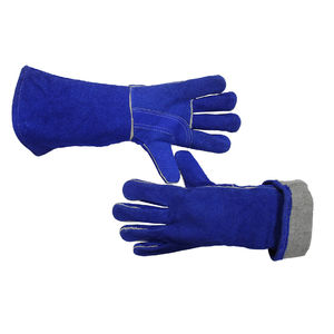 Guantes de Soldadura MIG de Cuero Vacuno de Primera Calidad, Resistentes al Calor y al Fuego, Protección para las Manos, Duraderos, Flexibles, Antivibración, Antideslizantes - Product Image 5