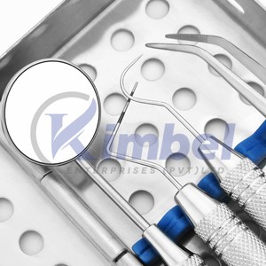 ชุดอนามัยทันตกรรม4ชิ้นด้ามจับกลวงชุดทำฟันแบบมืออาชีพพร้อมเทปคาสเซ็ต - Product Image 3