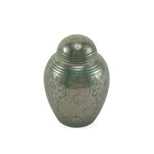 Butterfly Engraved Design Brass <b>Keepsakes</b> Cremation Urns Burial Funeral Urns with Base Funeral <b>Keepsake</b> Human <b>Ashes</b> Urns - Product Image 5