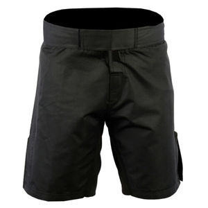 Short MMA unisexe noir personnalisable design sublimé en coton polyester combat art martial adulte personnalisé OEM disponible - Product Image 4