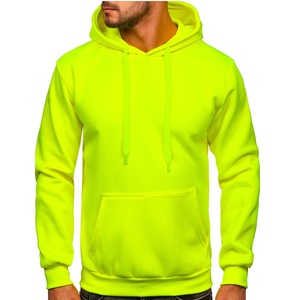 Meilleure vente hommes femmes décontracté solide polaire écologique sweats à capuche hiver pull sweat manches régulières uni teint - Product Image 1