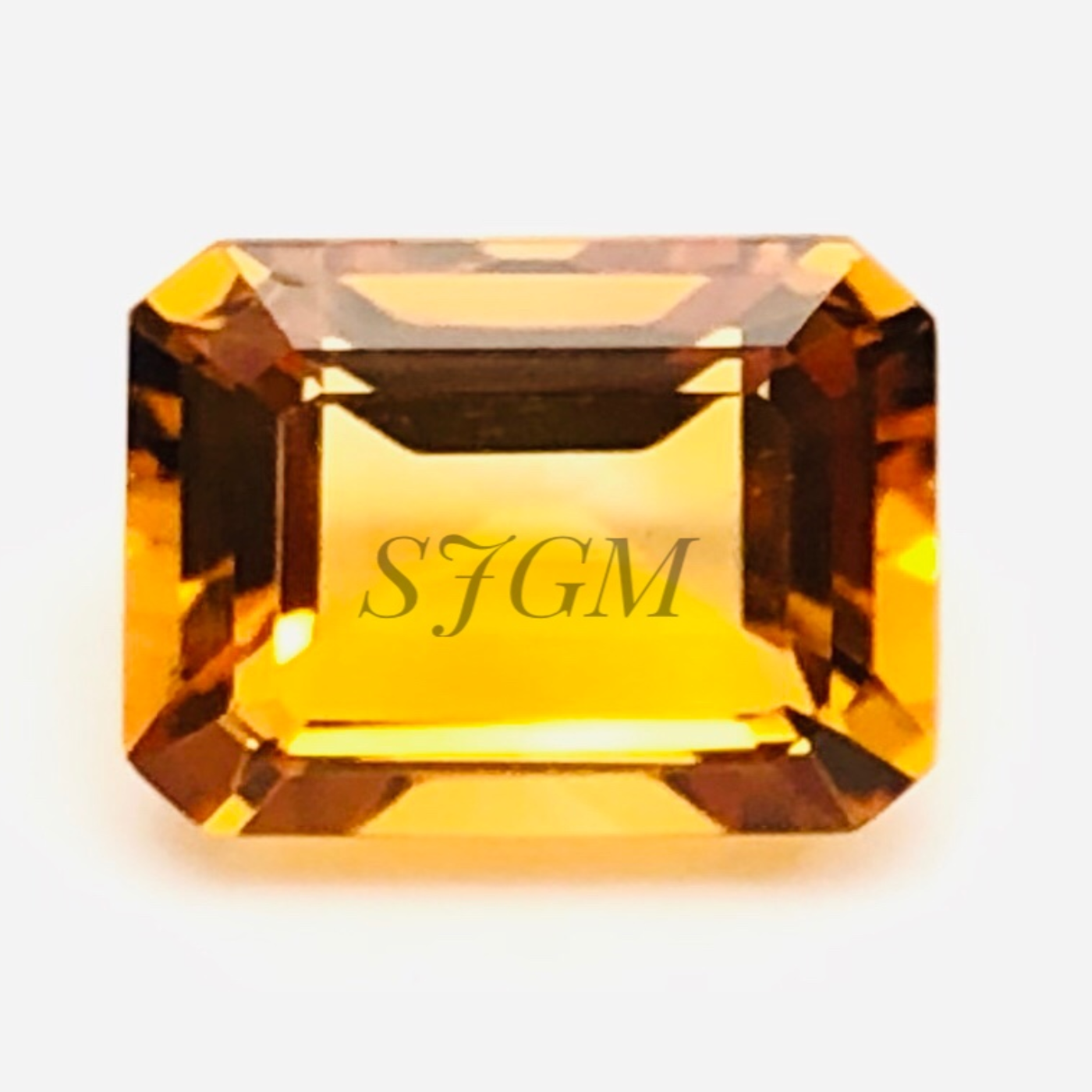 卸売工場価格 10x12mm 八角形カット 天然シトリン宝石 高品質