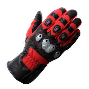 Gants de moto Alpha Racing en cuir véritable unisexe, antidérapants, universels, pour le sport en plein air - Product Image 5