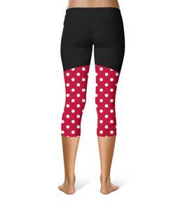 Leggings personnalisés en gros, inspirés de The Dots - Modèles Capri ou longueur complète - Product Image 5