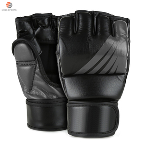 Gants d'entraînement MMA en cuir pleine fleur – Conception demi-doigts sans pouce, Gants de grappling MMA les plus vendus à bas prix pour l'entraînement - Product Image 5