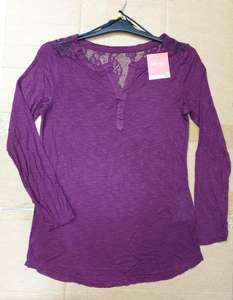 Lotes de Camisetas de Algodón Casuales de Manga Larga con Cuello Redondo para Mujer, de Marca, Excedentes/Restantes de Bangladesh - Product Image 1