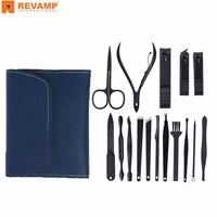 Ensemble de manucure et de pédicure en acier inoxydable de haute qualité Kit d'outils de coupe-ongles de voyage et de toilettage
