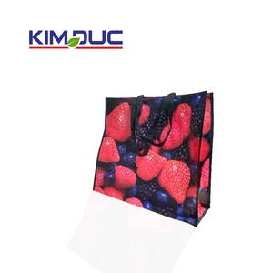 ถุงผ้านอนวูฟเวนถุงช้อปปิ้ง PP คุณภาพสูงใช้ซ้ำได้โลโก้ตามสั่ง - Product Image 2