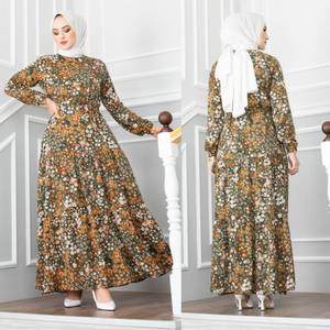 อาบายาคาฟตานเสื้อผ้าอิสลามสำหรับผู้หญิง,เสื้อคลุมกิโมโนสไตล์ดูไบอาหรับมุสลิมแฟชั่นอิสลามชุดเดรสเรียบง่ายคุณภาพสูงจากตุรกีสำหรับฤดูกาลใหม่ - Product Image 2