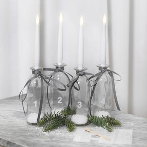 Wedding Decoration Metal <b>Glass</b> <b>Bottle</b> <b>With</b> Candle <b>Lid</b> Candle Holder for Home Decoration Party Use Candle Holder - Product Image 3