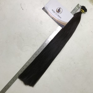 Extensions de cheveux naturels Remy — doreen, cheveux humains, très bon marché, couleur #2, 100% vierges, 0.5-1g par brin - Product Image 2
