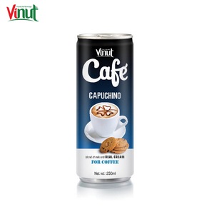 250ml VINUT Robusta <b>Coffee</b> Can Custom Label Design Hot Sale for Capuchino <b>Distributors</b> - Product Image 1