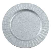 Fancy Silver Hammered Charger Plate für Hochzeits tisch Silver Plated Iron Charger Plate Food Serving Metall Charger Plate zum Verkauf