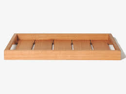 Bandeja decorativa Rectangular para servir comida, de madera, estilo único, diseño moderno - Product Image 5