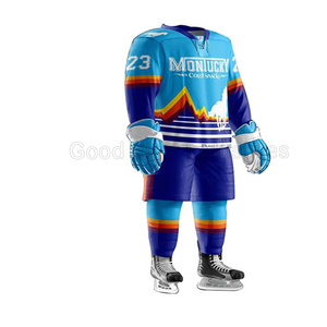 เครื่องแบบฮ็อกกี้น้ำแข็ง,เครื่องแบบสำหรับฝึกซ้อมฮ็อกกี้น้ำแข็งพิมพ์แบบระเหิด - Product Image 3