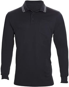 Polo de manga larga para árbitro, camisa deportiva de alta calidad para béisbol y Softball, malla de algodón - Product Image 5