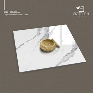 Azulejo de pared y suelo de porcelana pulida blanca y marrón de alto brillo 60x60 60x120 80x80cm exportador de azulejos de cerámica de porcelana - Product Image 6