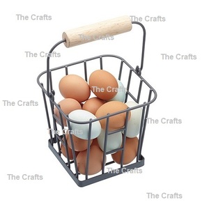 Estante para huevos de hierro a granel de Color negro, soporte para huevos de almacenamiento de cocina de calidad Superior para uso doméstico en hoteles y restaurantes - Product Image 5