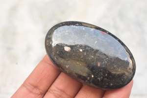 Nuummite Palmstone Wholesale Crystal Nuummite Tower Palm Natural Crystal From India Handmade Crystal - Product Image 6
