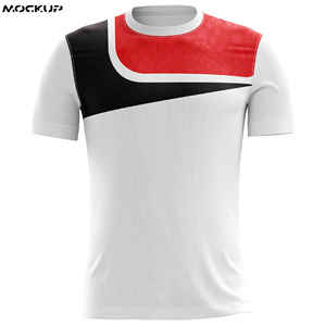 Camiseta de fútbol de manga corta con cuello levantado de secado rápido de 100% poliéster con impresión Digital personalizada para ropa de equipo Unisex para adultos - Product Image 5