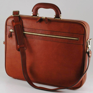 Sacoche pour ordinateur portable en cuir, sac à bandoulière classique, style bureau, protection - Product Image 2