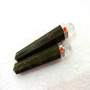 Vente en gros de baguette de guérison en cristal naturel Agate semi-précieuse Labrodolite Boule de quartz sculptée Pierre précieuse pour la guérison des chakras - Product Image 1