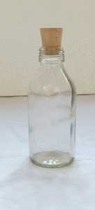 Custom Made Empty <b>Glass</b> <b>Bottles</b> <b>with</b> <b>Cork</b> Available in Size 5 Inches Suitable for Use As Wedding Invitations - Product Image 3