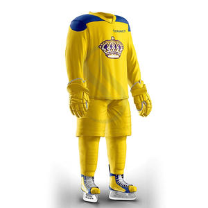 Ropa deportiva de equipo Conjuntos de hockey sobre hielo Secado rápido Uniforme de hockey sobre hielo barato Uniforme de hockey sobre hielo hecho en Pakistán - Product Image 2