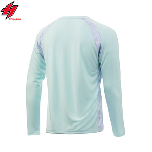 Camiseta de Pesca de Manga Larga para Hombre, Estilo Nuevo, Suave, Elástica, Transpirable, de Poliéster y Elastano, con Protección Solar UPF 50, Secado Rápido, Estampado Digital - Product Image 2