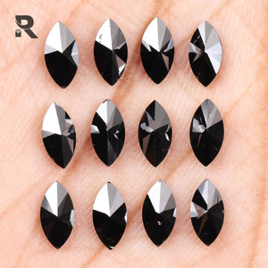 เพชรทรงมาร์คีส์สีดำทรงหลวมธรรมชาติ3.03 CT สำหรับ & IGI ได้รับการรับรองว่าตัดอย่างดี - Product Image 3