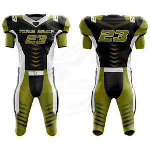 Conjunto de Uniforme de Fútbol Americano Personalizado de Alta Calidad para Adultos, Transpirable, Sublimado, para Práctica, Venta al Por Mayor - Product Image 5