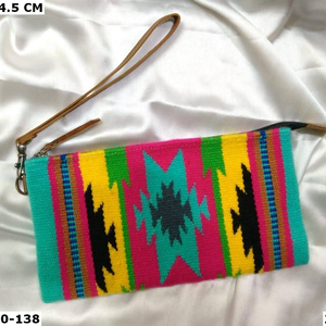 Pochette de soirée élégante en coton Dari tissé à la main Craftstages International 27,5x14,5 CM - Product Image 1